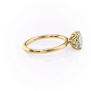 2.0 CT Round Diamond Lab Grown Solitaire Engagement Ring
